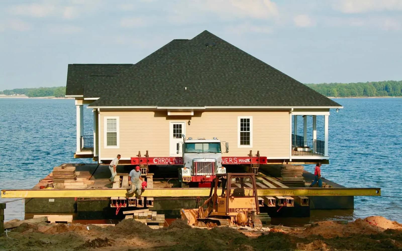 Lake Murray House Barging House Moving House Raising South Carolina